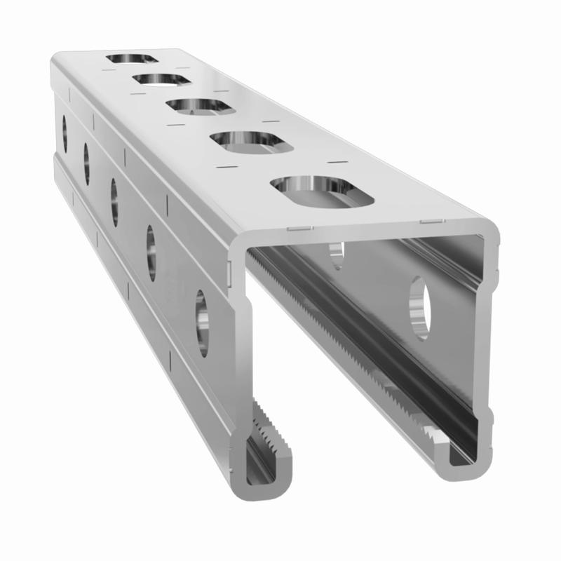 Профиль Strut С-образный перфорир. 41х41 L3000 1.5мм TOKOV ELECTRIC TKE-STP-41-41-1.5-3000