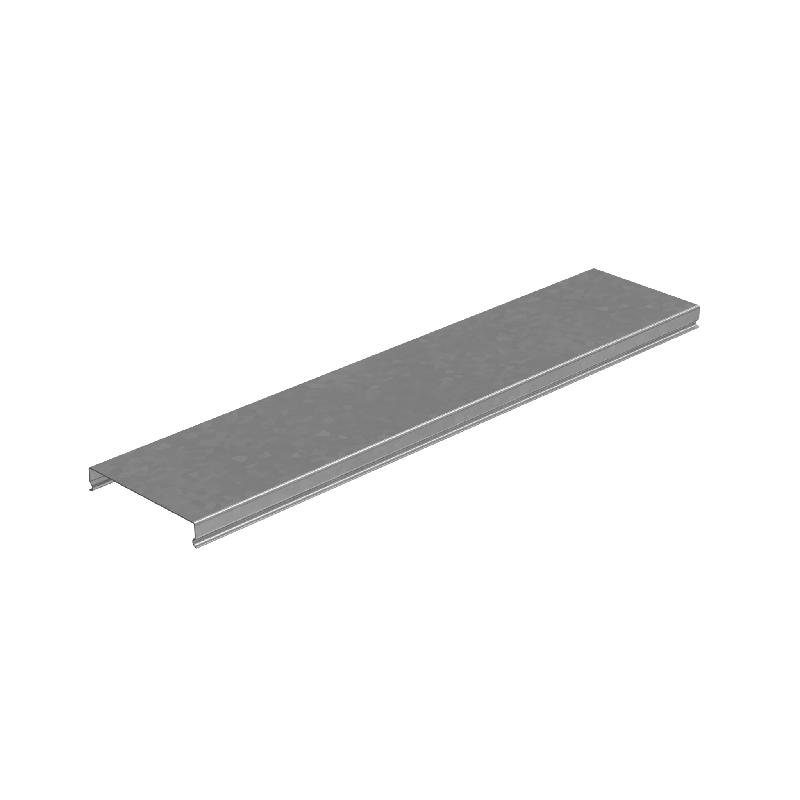 Крышка для лотка осн.100 L3000 сталь 0.8мм "ПЛЮС" KLplus100-0.8-3000 HD гор. оцинк. КМ PL1329