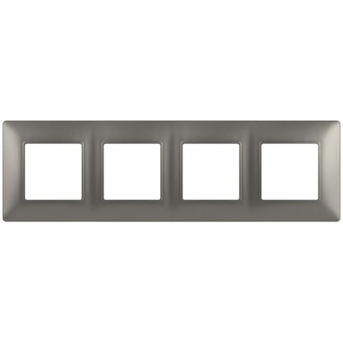 Рамка 4-м Elegance 14-5004-16 для розеток и выключателей титан Эра Б0065819