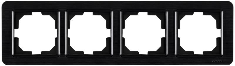 Рамка 4-м LAVIN черн. ARVIA 21 25 4000 024