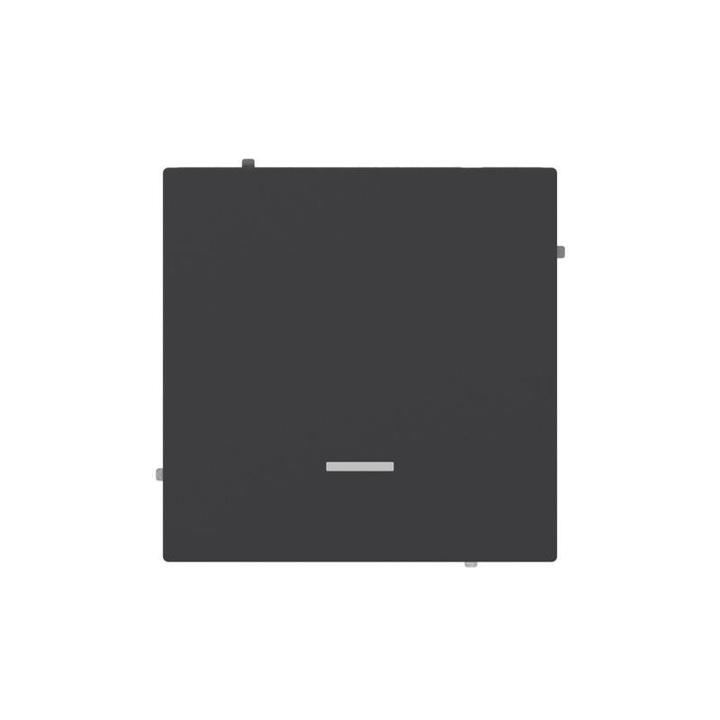 Переключатель 1-кл. KANT с подсветкой черн. уголь DKC 7012143