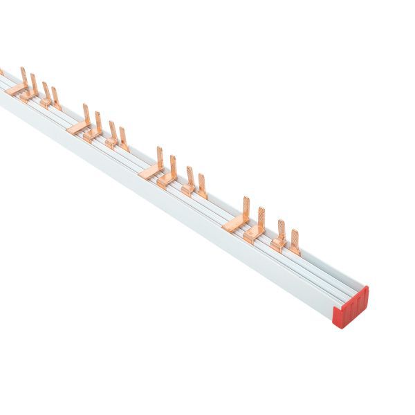 Шина соединительная PIN 4ф 63А мед. изол. 54мод (дл.1м) EKF pin-04-63