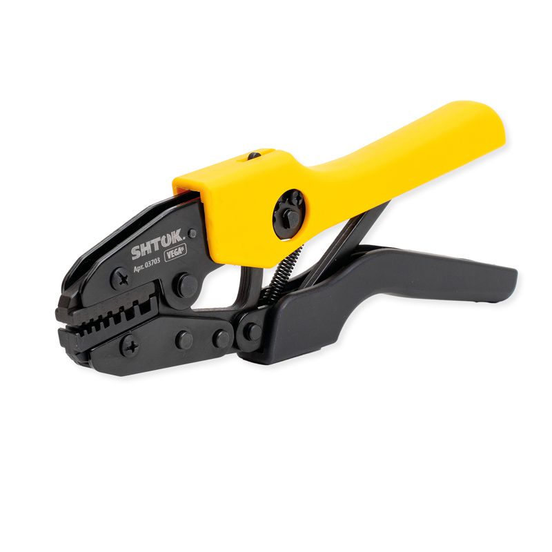 Пресс-клещи ПК-23+ матрица профиль трапеция 2х(0.5-6.0)кв.мм (03703) SHTOK 376210