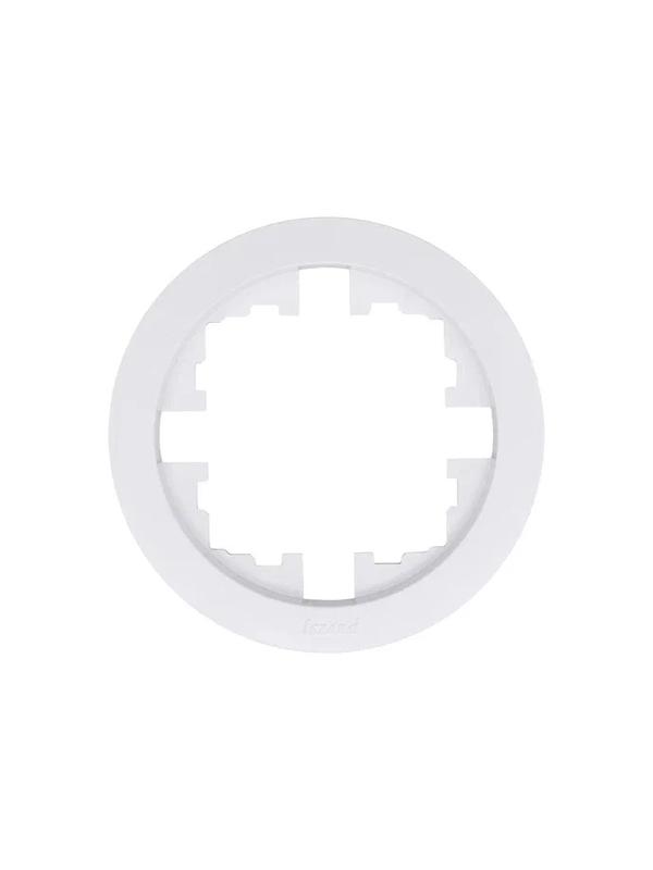 Рамка 1-м OSEN горизонт. круглая бел. LEZARD 744-0200-146