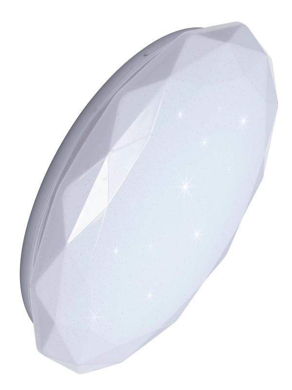 Светильник светодиодный Classic DIAMOND 24Вт 230В 4000К 1560лм 318х57мм настенно-потолочный КОСМОС KCDiam24W_4000
