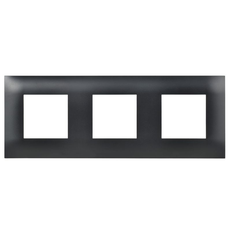 Рамка 3-м SKANDY SK-F03Bl черн. IEK SK-M32-K02