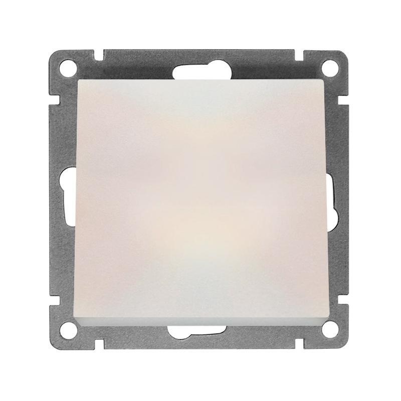 Выключатель 1-кл. СП Афина 10А IP20 механизм жемчуж. Universal A0021-OBr