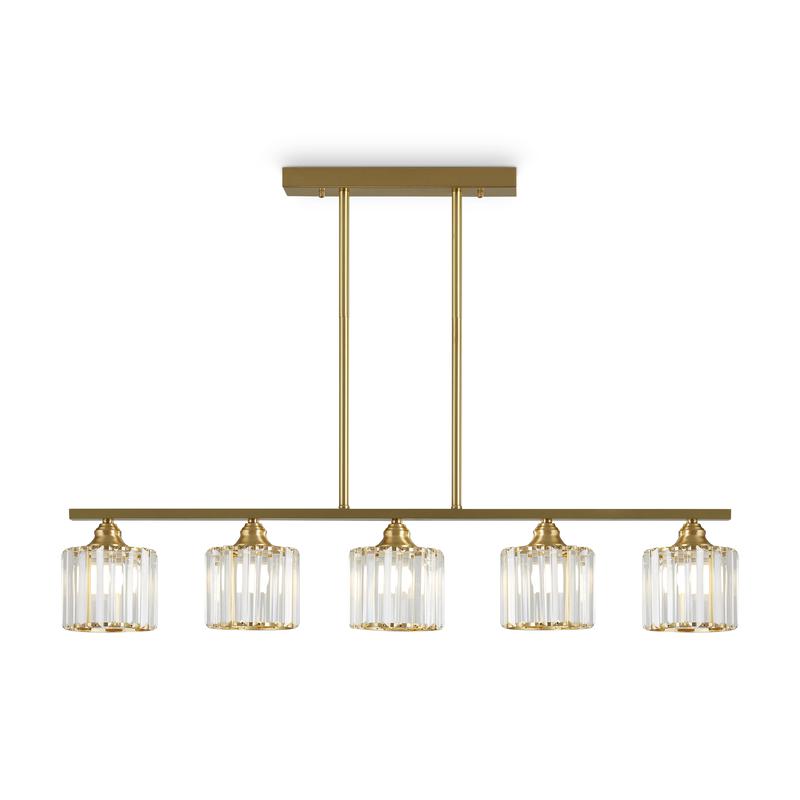 Люстра Ferrera 200Вт E27х5 IP20 Freya FR5474PL-05G