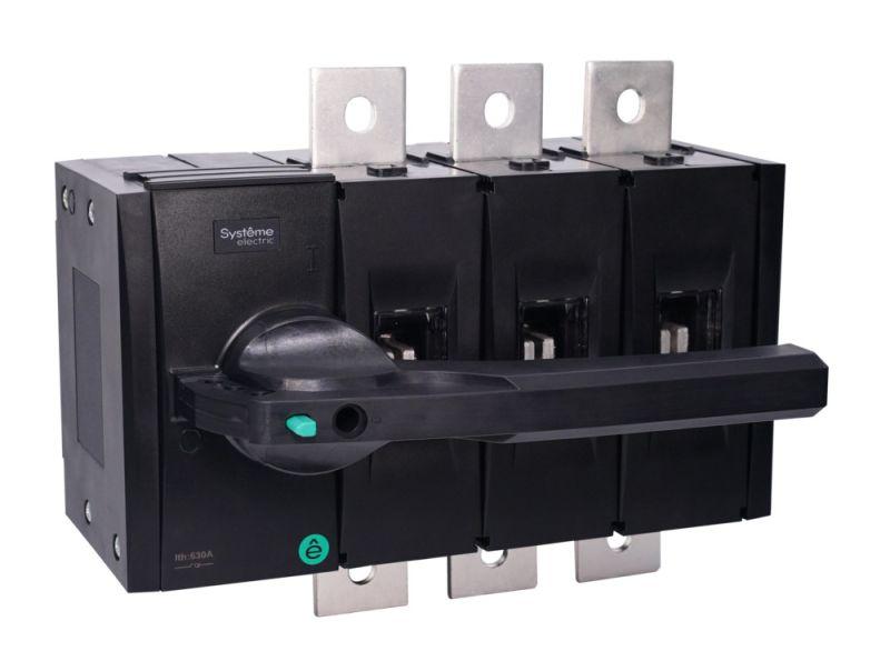 Выключатель-разъединитель SYSTEMEPACT SD630 3п 500А рукоятка фронт. центр (зак. отдельно) SE SSD06303MF0500