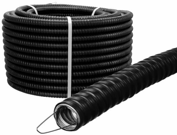 Металлорукав в ПВХ-изоляции РЗ-ЦПнг 25 черн. (уп.50м) TOKOV ELECTRIC TKE-MR-PVC-25-50-C05