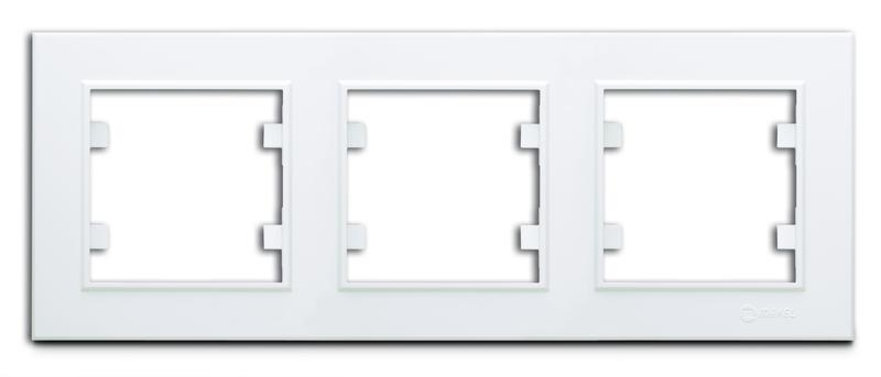 Рамка 3-м Karea горизонт. бел. Makel 56001703