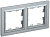 Рамка 2-м BRITE РУ-2-БрА алюм. IEK BR-M22-K47