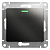 Механизм переключателя проходного 1-кл. СП Glossa 10А IP20 (сх. 6а) 10AX с подсветкой антрацит SchE GSL000763