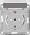 Розетка 1-м СП W59 Aqua 16А IP44 с заземл. защ. шторки в сборе бел. SchE RS16-152B-18