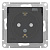 Розетка 1-м СП AtlasDesign Aqua 16А IP44 с заземл. защ. шторки с прозр. крышкой механизм карбон SchE ATN441046