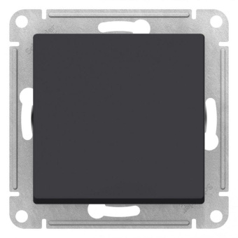 Механизм переключателя проходного 1-кл. СП AtlasDesign Aqua 10А IP44 (сх. 6) 10AX карбон SchE ATN441061