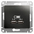 Розетка USB 2-м СП Glossa тип A+A 5В/2100мА 2х5В/1050мА механизм антрацит SchE GSL000733