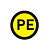 Наклейка PE d20мм EKF an-2-08