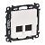 Розетка компьютерная 2-м Valena Life RJ45 кат.5E UTP с лицев. панелью механизм бел. Leg 753441