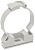 Держатель хомутный для труб CFC25 d25 сер. IEK CTA10MP-CFC25-K41-100