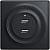 Розетка USB 2-м СП Florence 16А IP20 с подсветкой механизм черн. 1E10351303 OneKeyElectro 2260092