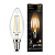 Лампа светодиодная филаментная Filament 7Вт свеча 2700К тепл. бел. E14 550лм GAUSS 103801107