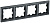 Рамка 4-м BRITE РУ-4-БрЧ черн. IEK BR-M42-K02