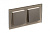 Рамка 2-м AtlasDesign Nature стекло шампань SchE ATN320502
