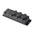 Розетка 3-м 16А IP44 2P+PE 230В с защ. крышками каучук PROxima EKF RPS-015-16-230-44-r