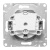 Розетка СП Эпика 16А с заземл. без защ. шторок механизм бел. EKF UP1-SOW-110