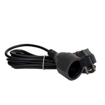 Удлинитель-шнур 1х5м с заземл. 16А IP20 ПВС 3х1 черн. DOMTOK 2359