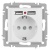 Розетка 1-м СП Accent 6-410-01М 16А IP20 250В P+E Schuko защ. шторки + 2хUSB бел. матов. Intro Б0063691 Розетка 1-м СП Accent 6-410-01М 16А IP20 250В P+E Schuko защ. шторки + 2хUSB бел. матов. Intro Б0063691