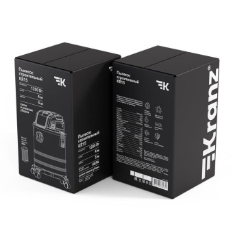 Пылесос строительный KR15 1200Вт 15л 4м Kranz KR-16-1115