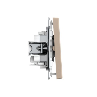 Выключатель 2-кл. ArtGallery 10AX быстрозажим. клем. механизм песочн. SE GAL001251S