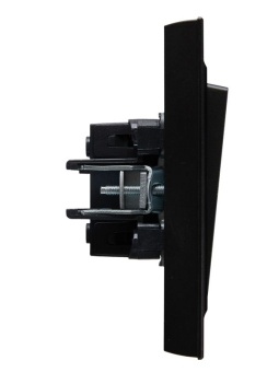 Выключатель 1-кл. СП BRITE ВСР10-1-0-БрЧ 10А в сборе черн. IEK BR-V10-0-10-K02-F