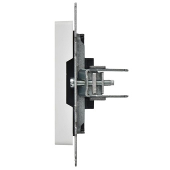 Заглушка BRITE МЗ10-БрАБ с суппортом механизм арктич. бел. IEK BR-PL10-K91