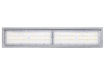 Светильник светодиодный ДСП IB 24 C 150W W 840 L700 GR CL 745х150х110мм 150Вт 4000К IP65 HB 90 High Bay линейный подвесной со стекл. сер. Русский Свет 16092424387