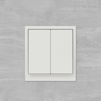 Выключатель 2-кл. KANT бел. песок DKC 7010104