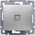 Переключатель проходной 1-кл. СП Valena 10А IP31 250В с подсветкой механизм алюм. Leg 770126