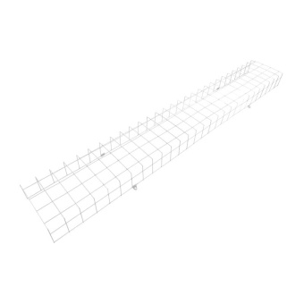 Решетка защитная 1600х264х95мм бел. JazzWay 5069466