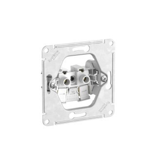 Розетка Glossa 16А без заземл. быстрозажим. клем. механизм бел. SE GSL000141S