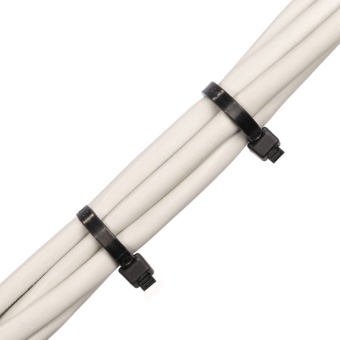Хомут нейлоновый НСС "EasyFix" 3х200 черн. (уп.100шт) Fortisflex 84813