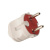 Вилка Accessories 1ф 6А без заземл. бел. LEZARD 715-0101-601