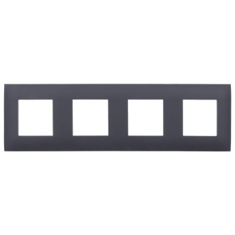 Рамка 4-м SKANDY SK-F04G графит IEK SK-M42-K53