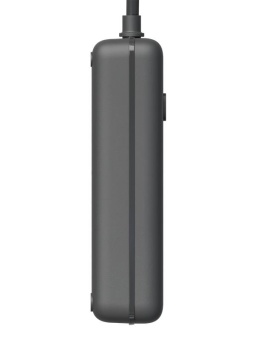 Удлинитель с сетевым фильтром 3х1.5м 10А 4USB + 2USBC 2500Вт ПВС 3х1 прямоуг. черн. КОСМОС FKsm1.5m-3gPF(B)USB