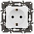 Розетка Elegance 14-2102-01М 16А 250В 2P+E Schuko защ. шторки матов. бел. Эра Б0065804