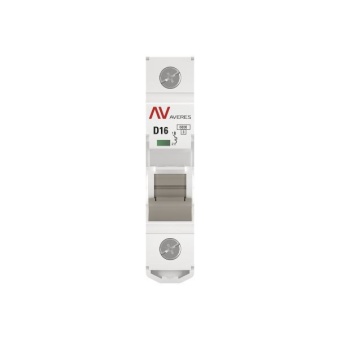 Выключатель автоматический модульный 1п D 16А 6кА AV-6 AVERES EKF mcb6-1-16D-av
