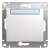Механизм кнопки нажимной 1-кл. СП Glossa 10А IP20 (сх. 1) с табличкой бел. SchE GSL000119