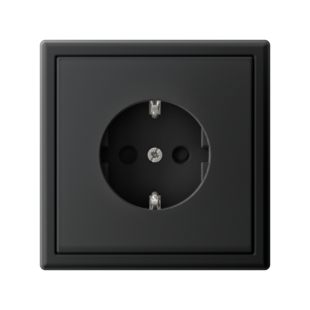 Розетка ArtGallery 16А с заземл. со шторками быстрозажим. клем. механизм карбон SE GAL001045S