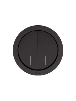 Выключатель 2-кл. СП OSEN 10А IP20 с подсветкой механизм черн. бархат LEZARD 743-4288-112